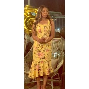 NWT Antonio Melani Loraine Floral Midi Dress